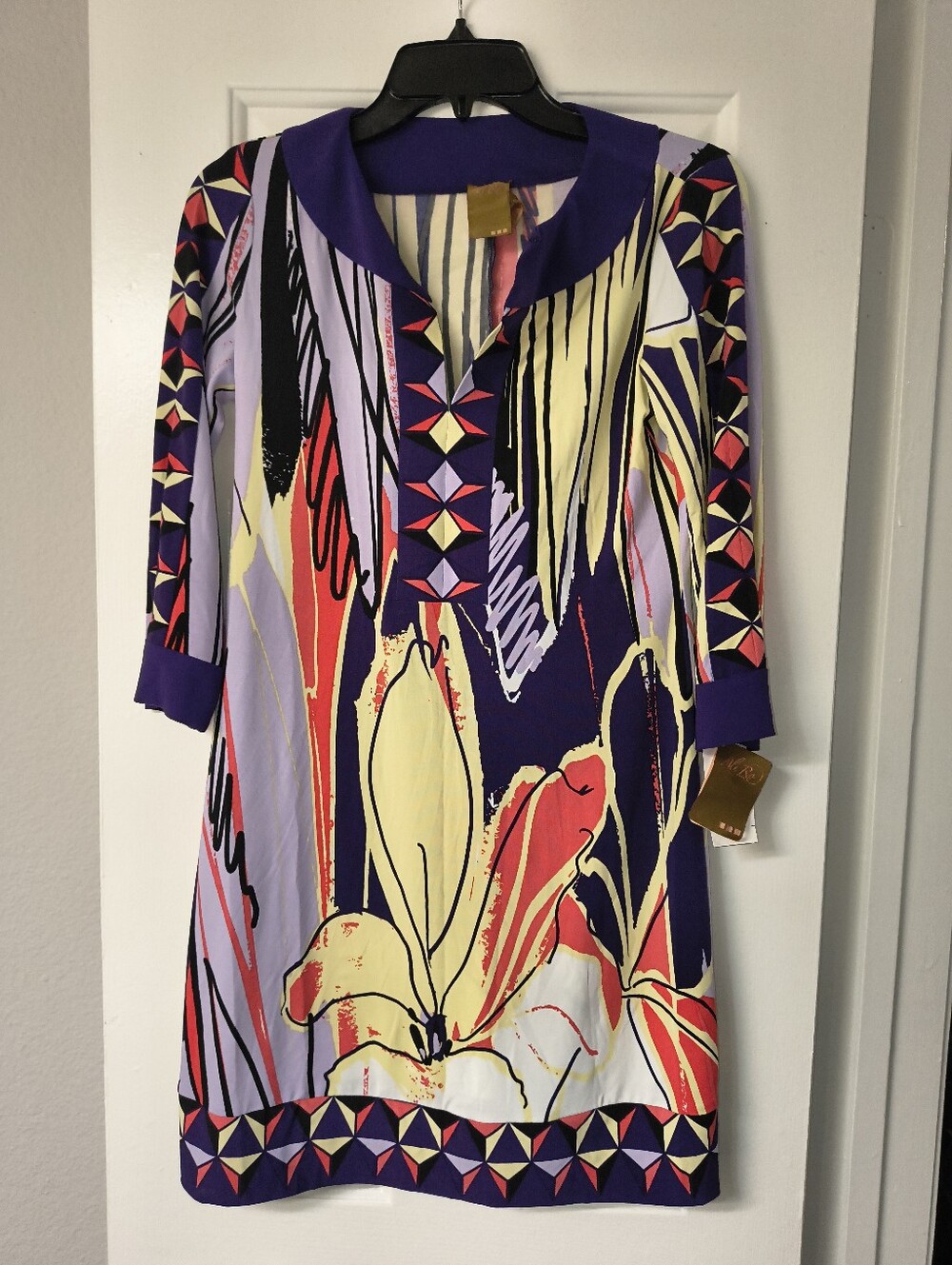 Ali Ro Bold Print Shift Dress – Size 2 – NWT